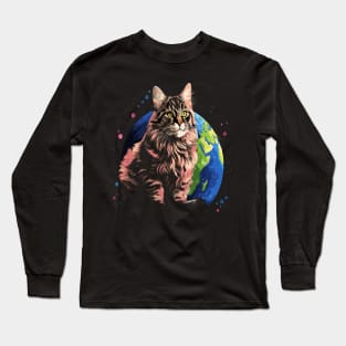 American Bobtail Earth Day Long Sleeve T-Shirt